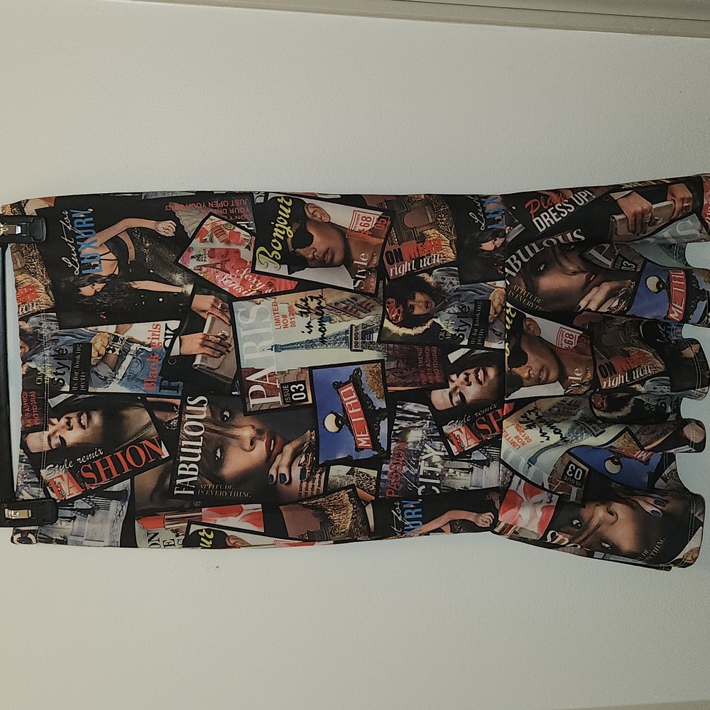 Y2k Mermaid Style Magazine Print Black Girl Magic Skirt Size Medium - Picture 8 of 8